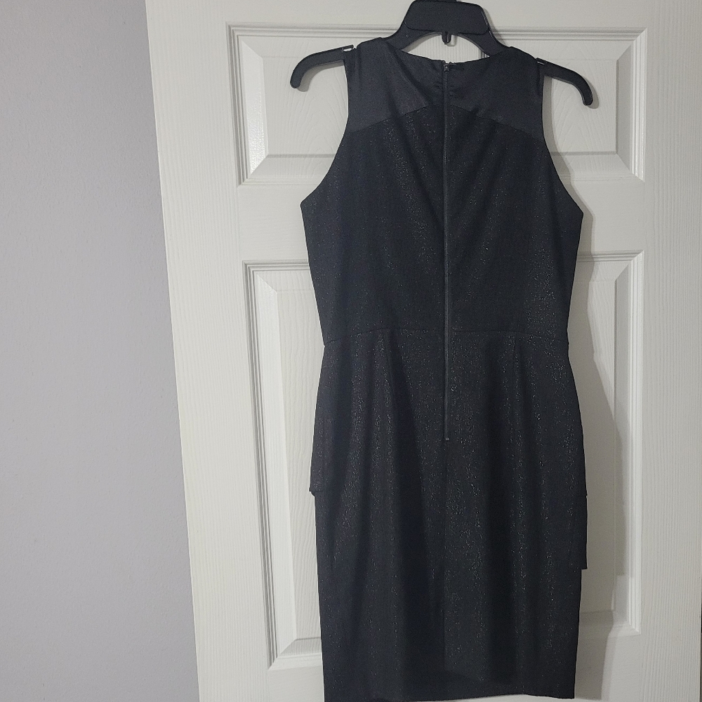 Gianni Bini Shimmering Black Mini Dress
